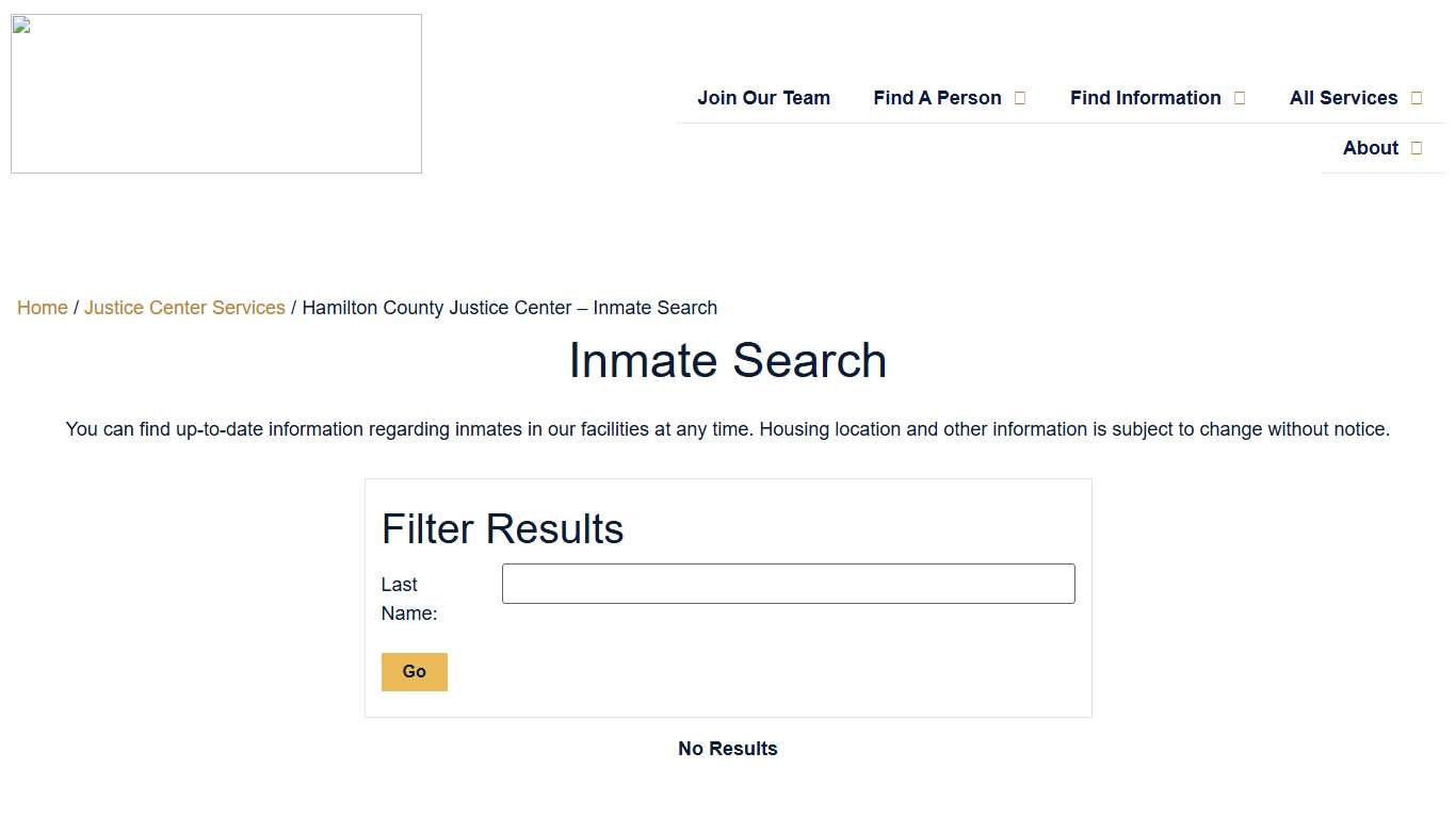Hamilton County Sheriff's Office Inmate Search